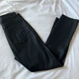 H&M size 4 PU leather pants